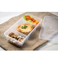 C 1300TC (3) COMPARTMENT RECTANGULAR PLASTIC FOOD CONTAINER (50pcs)