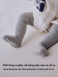 OAK FAMILY | Tất cotton dài ấm áp mùa thu đông cho bé gái Tất cotton dài đến đầu gối Oak Family Tất