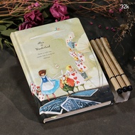 Alice Notebook Full Color Page Creative Cute Planner High Aesthetic Value Illustration Color Page Bo