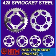 HTM 428 RS150 V1 V2 RSX150 R S-X RSX HONDA REAR SPOCKET STEEL CHROME YTZ6V YTZ6 YTZ5 YTZ5S YTZ7S YTZ