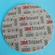 6 Inci 3M 3000 Grit 5000 Piramid Span Menggilap Kertas Pasir Ketepatan Automotif Bentuk Cakera Bulat