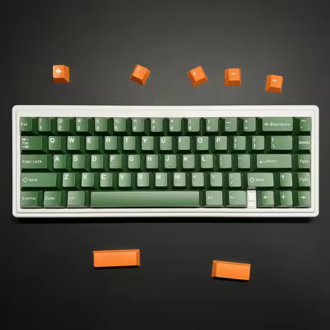 1 Set Daye GMK Nuke Data Olivia Shoko APES Classic Red Tuzi Olive Aero Keycaps ABS Double Shot Key C