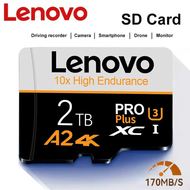 Lenovo 2TB 1TB Class10 A2การ์ดความจำไมโคร TF การ์ด SD 128GB 256GB การ์ดความจำการ์ด SD กล้องสวิตช์ของ
