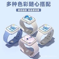Stitch iWatch watch with apple Applewatch Cute8/7/6/5Silica Gel S9Apple Wristband Stitch iWatch watc