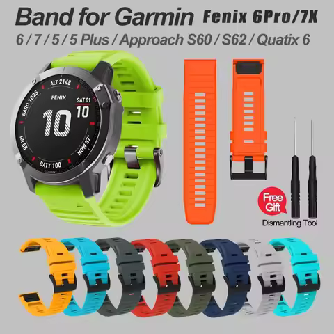Quick Fit 22mm Watch Strap for Garmin Fenix 8/E/Epix Pro 47mm, Fenix 7, Fenix6 Solar, Forerunner 955