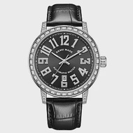 BEXEI 貝克斯 鑲鑽星輝系列 男士鑲鑽全自動機械錶9170 星耀黑