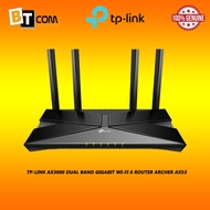 TP-LINK AX3000 DUAL BAND GIGABIT WI-FI 6 ROUTER ARCHER AX53