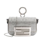 不議價 【9.5新 二手】   Fendi Nano Baguette 迷你法棍包吊飾