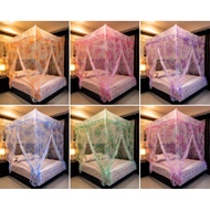 SMALL FLOWER MOTIF MOSQUITO NET SMALL MOSQUITO NET/ NO. 3 MOSQUITO NET/ 1 PERSON MOSQUITO NET/ SINGL