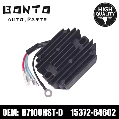 BONTO 12V Voltage Regulator Rectifier for Kubota Tractor B7100D B6100D Replace B7100HST-D B7100HSTE 