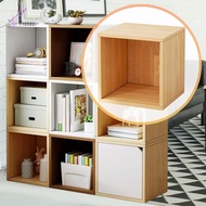 [freneci] Wood Cube Storage Organizer Wooden Storage Cabinet Organization Rack Cube Box