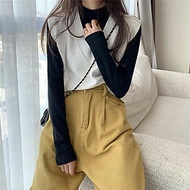 Áo len gile nữ phong cách Hàn Quốc trẻ trung phối đồ dễ thương