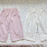 Girls Outer Wear Straight Pants Wide Leg Pants 11.5