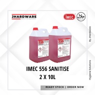 SURFACE SANITIZER & DISINFECTANT IMEC 556 Sanitise, Halal, 2 x 10L (3 in 1 Detergent)