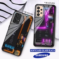 Softcase Glass Kaca SAMSUNG A33(5G) A53(5G) - Casing hp SAMSUNG A33(5G) A53(5G) [ S07 ].