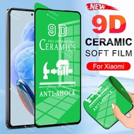 Xiaomi Mi Redmi Note 13 12 11 Pro 12S 11S 9D Full Cover HD Ceramics Soft Tempered Glass Screen Protector Film