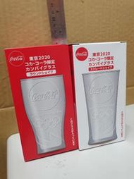 2020東京奧運 可口可樂 聯名 聖火杯 紀念玻璃杯