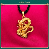 ASIX GOLD สร้อยคอจี้ทองคำแท้ จี้ทองแท้  จี้มังกรทอง  ทอง 24K  ไม่ดำ ไม่ลอก การประกันคุณภาพ  สร้อยคอผ