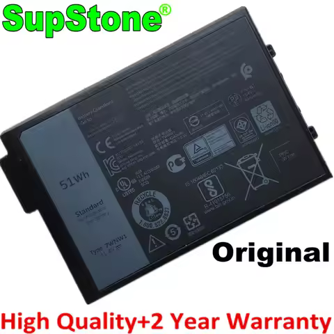 SupStone 7WNW1 DMF8C Laptop Battery For Dell Latitude 7424 5420 5424 5420 RUGGED P85G001 P86G001 GK3