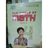 ●OUR WORLD OF MATH 4(NEW)BOOK SALE