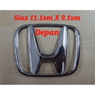 ORIGINAL GENUINE HONDA FRONT LOGO EMBLEM 75700-TF0-000. Utk HONDA CITY GM6 T9A CIVIC S5A-ES JAZZ GK