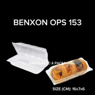 Benxon Ops 153 / Ops 163 (LOCK) [10pcs/50pcs],Bakery Disposable Plastic Clear / Bekas Kuih/Plastic T