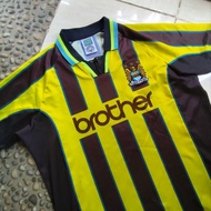 Jersey Manchester City 1998-1999 away official by Scoredraw Blokecore Vintage Rare Jersey Baju Bola 