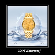 BOSCK Fashion Couples Wristwatches Mens Gold luxury brand Women Dress Watch Reloj Watch Men Relogios Masculinos