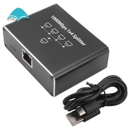 Gigabit Network Splitter 1-To-4 Network Cable Splitter RJ45 Network Port Ethernet Splitter Suitable 