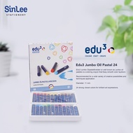 [SG Seller] 24 Jumbo Oil Pastels Edu3 Crayon 3171024