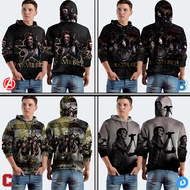 Black Veil Brides Hoodie Jumper Fullprint Pullover Hoodie Polyester Jersey Material | BVB-20309416