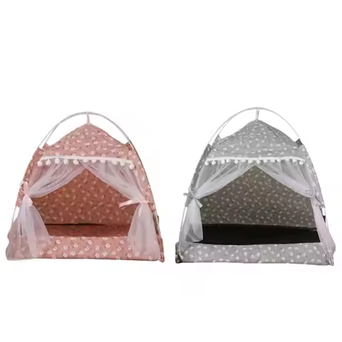 Cat Nest Portable Folding Pet Tent Cat House Cage For Cat Tent Playpen Puppy Kennel Easy Operation F