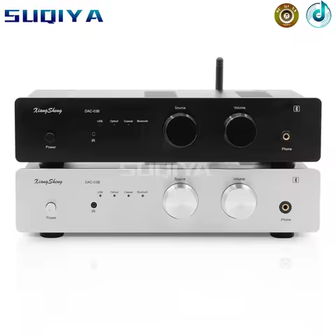 SUQIYA-XiangSheng Finished DAC-03 Tube Audio Preamplifier PCM1794A QCC5125 Bluetooth Xmos SA9023 USB
