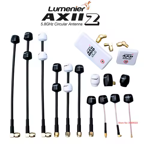 Lumenier Double AXII 2 Long Range 5.8GHz FPV Antenna RHCP LHCP Patch SMA For HDZero V2 Fatshark FPV 