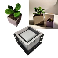 Succulents Flower Pot Resin Silicone Mold Suitable for Diy Garden Concrete Flower Pot Candle Holder