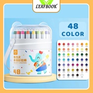 LEAFBOOK LEX LK1138 Silk Crayons 12 / 18 / 24 / 36 / 48 Colors – Bright Colors, Safe for Children, U