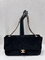 Chanel 黑色麂皮鏈條包 32