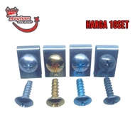 Bolt Screw M412 For Honda Motorcycle Body Screw Screw With Color Variations Price/ 10 sets