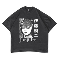 Junji Ito Uzumaki Oversized Anime T-shirt #09
