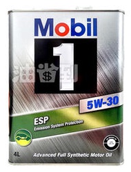 『油省到』日本原裝  美孚 Mobil 1號方程式 ESP 5W30 全合成機油 4L # 3667