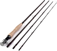 9ft 10ft Fly Fishing Rod 4 Sections 3-4wt 5-6wt Fly Rod Carbon Fiber Blanks Light Weight Medium Fast Action Cork Grip