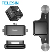 TELESIN Quick Release Plate Backpack Bag Clip Shoulder Strap Clamp Tripod Arca Swiss Mount for DSLR Camera