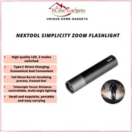 NexTool Simplicity Zoom LED Flashlight Type-C Charging Torch