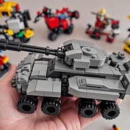 I Building Blocks Assemble Heavy Duty Double Fire Control Armored Vehicle Medium Particle Assembly T
