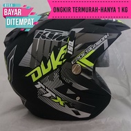 HELM MOTOR SNI - Gratis Ongkir Bisa Bayar ditempat Free Packing Bubble - Helmet BXP 2 kaca (Double v
