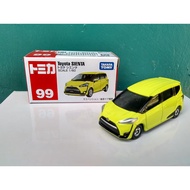 Tomica No.99 Toyota Sienta Diecast Miniature Takara Tomy Car Regular Price