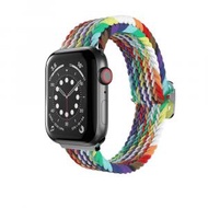 魚骨牌 - Apple Watch 7/6/5/4/SE (38/40/41mm) Candy 編織尼龍錶環 - 彩色