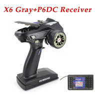 {UU61} DumboRC X6เครื่องส่งสัญญาณระบบวิทยุ6CH 2.4G พร้อมตัวรับ X6F/X6FG/X6DC/X6YC สำหรับถัง Rc รถยนต