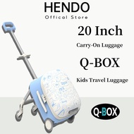 HENDO NEW Kids Luggage 20inch Kids Luggage Foldable Trolley Baby Hard Case Travel Luggage