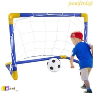 JENNIFERDZJI Kids Soccer Goal, with Inflatable Pump Foldable Soccer Goal Post Net Set, with Soccer B